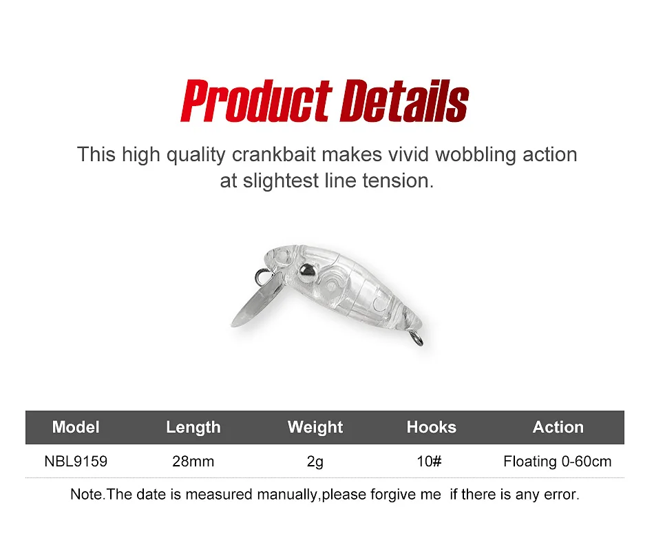 Cuerpo compacto 28mm ideal para lances controlados