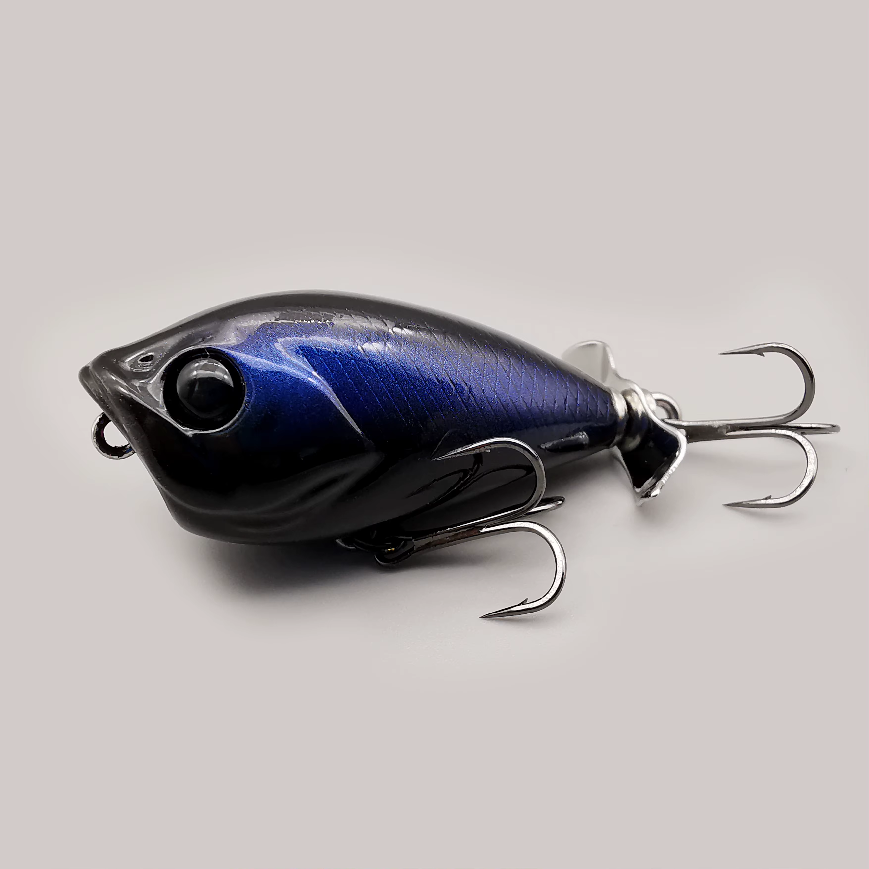 Lureholic Pop Prop Señuelo Topwater Hélice Ruidosa Trucha y Lubina - imagen 3