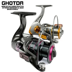 Carrete Spinning GHOTDA Metálico 1000-7000