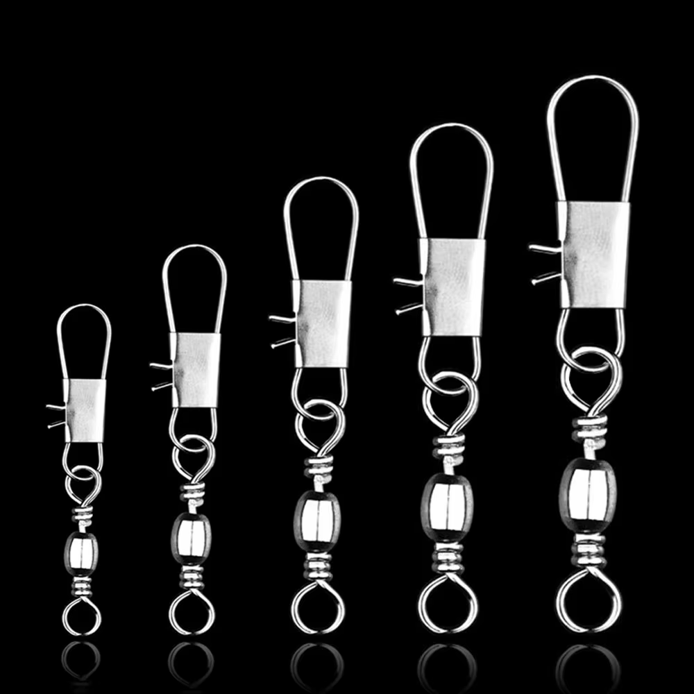 Swivel acero inoxidable para señuelos de pesca alta resistencia - imagen 3