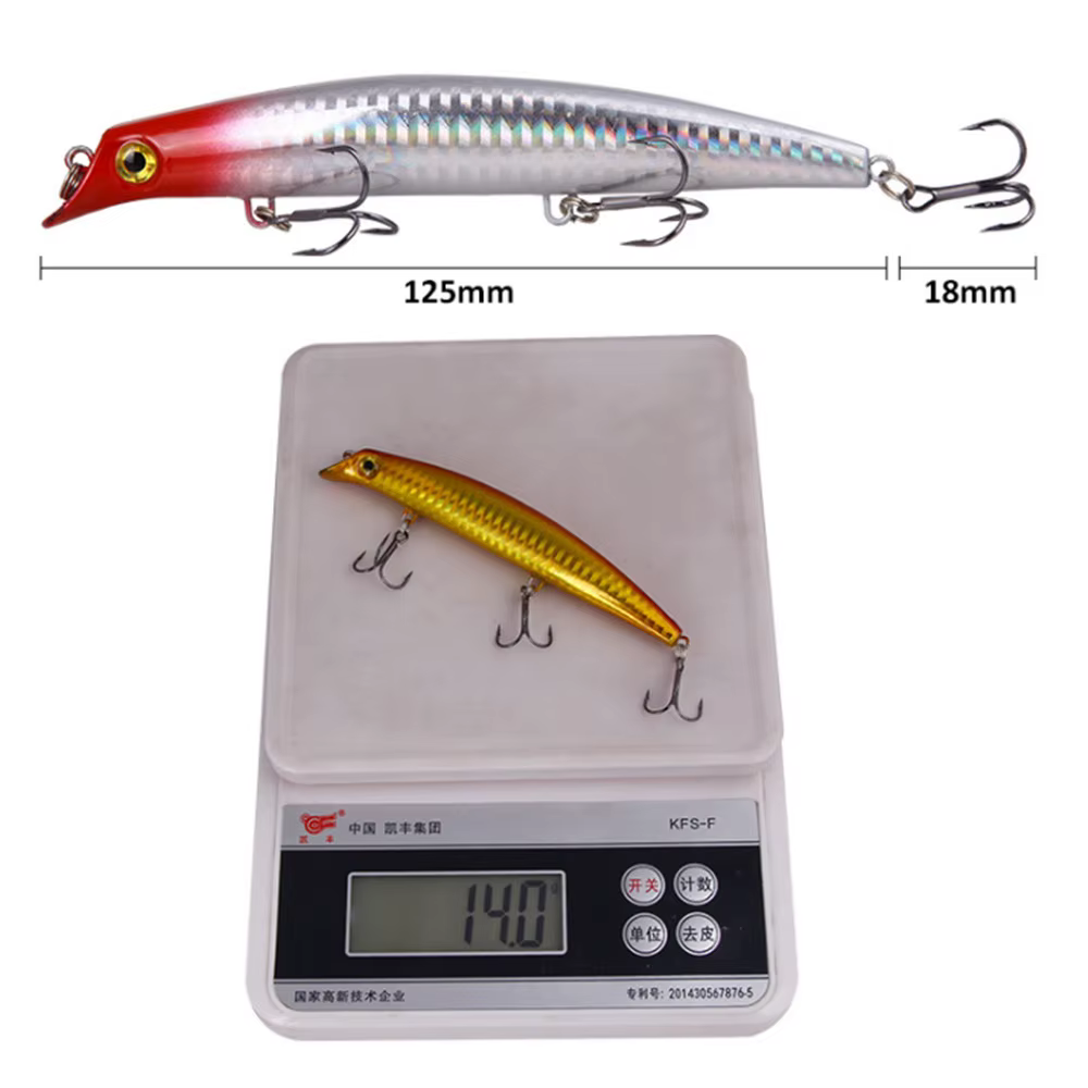 Popper 12,5 cm 14g para lubina, carpa y lucio - imagen 5