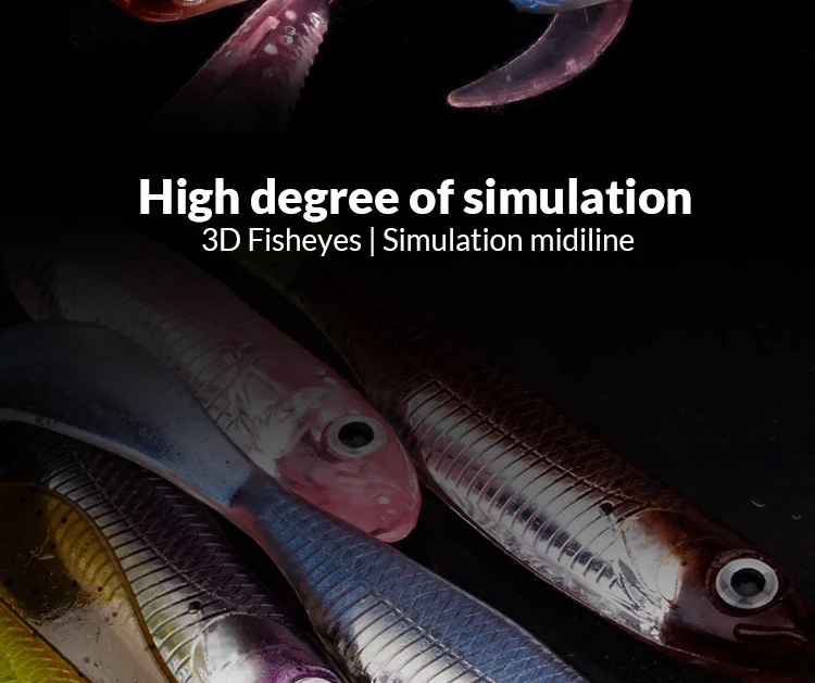 Detalle de ojos 3D del señuelo