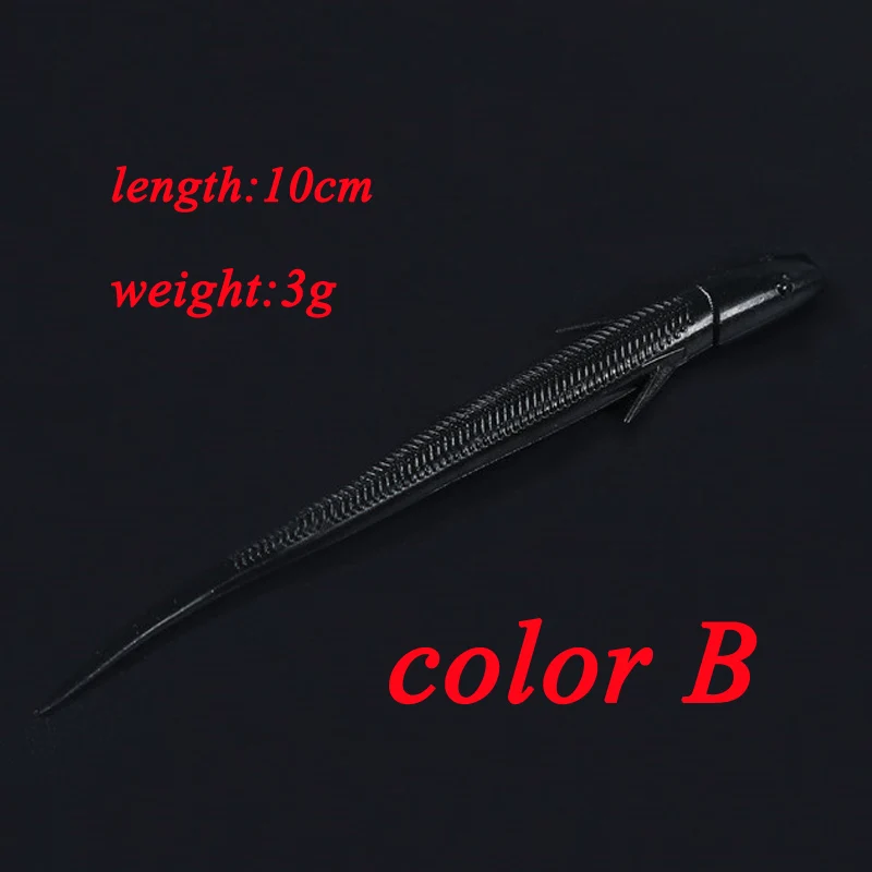 Señuelo blando para carpa Loach Jighead Swimbait - imagen 3