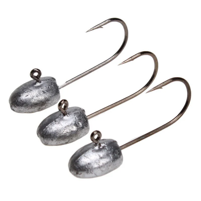 Jig Head pequeños con anzuelo para vinilo y pesca en lago - imagen 3