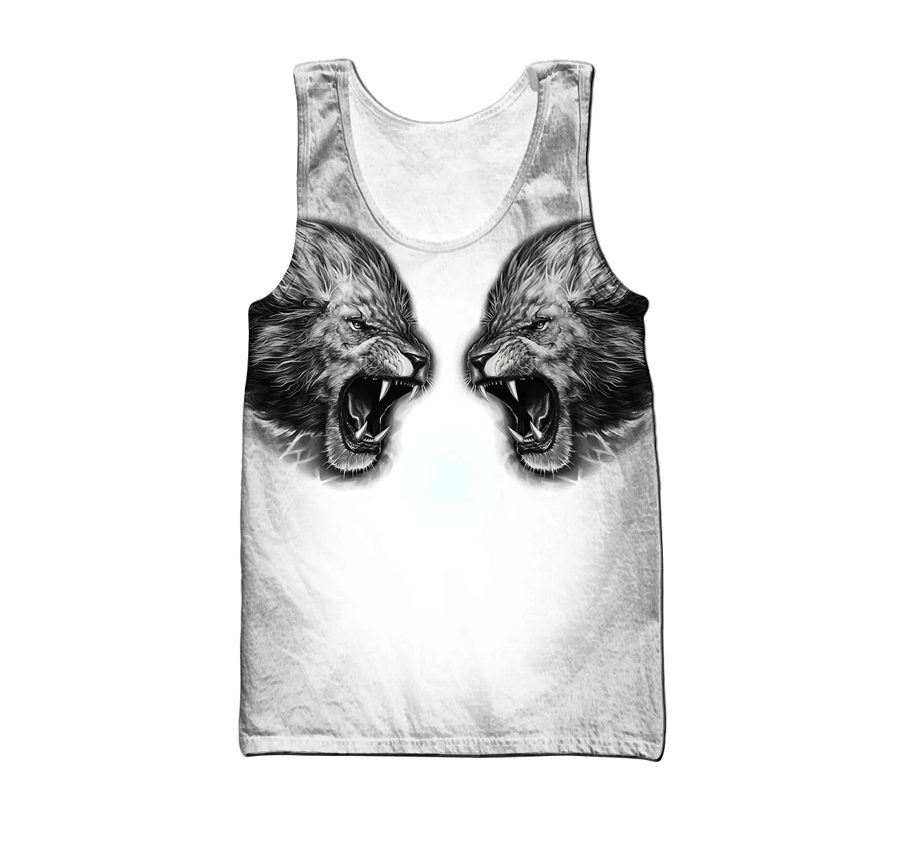 Camiseta tirantas León 3D estampado Harajuku – Unisex verano