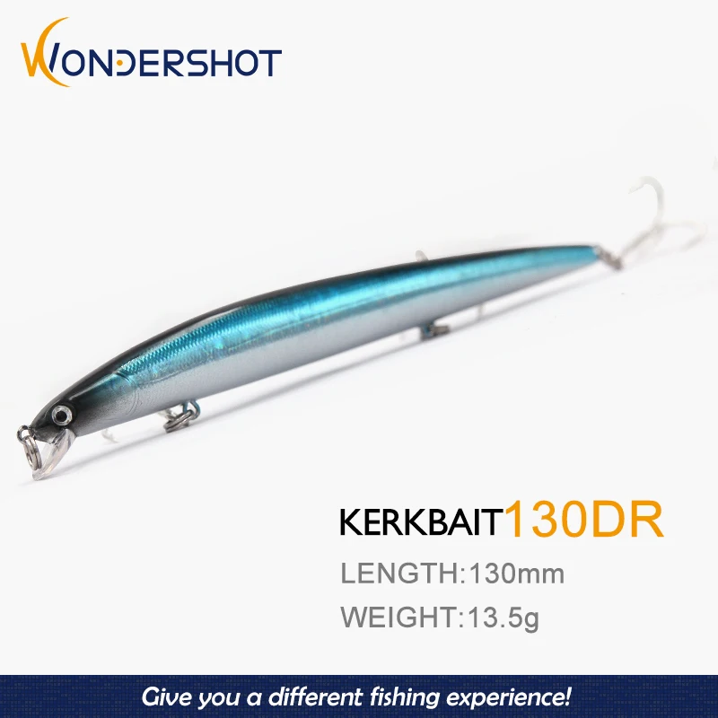 Wondershot Jerkbait flotante – Señuelo para lances largos - imagen 4