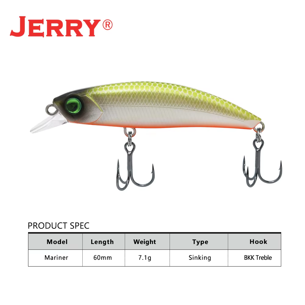 Jerry Mariner Crank Wobblers señuelo lubina buceo profundo - imagen 3