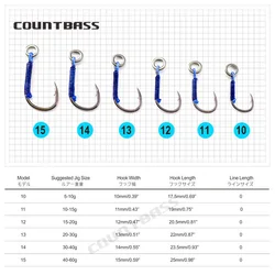Anzuelo trasero Countbass jigging para softbaits en agua salada