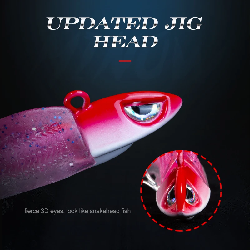 Hunthouse Glow Soft Minnow señuelo hundible para lubina y lucio - imagen 3