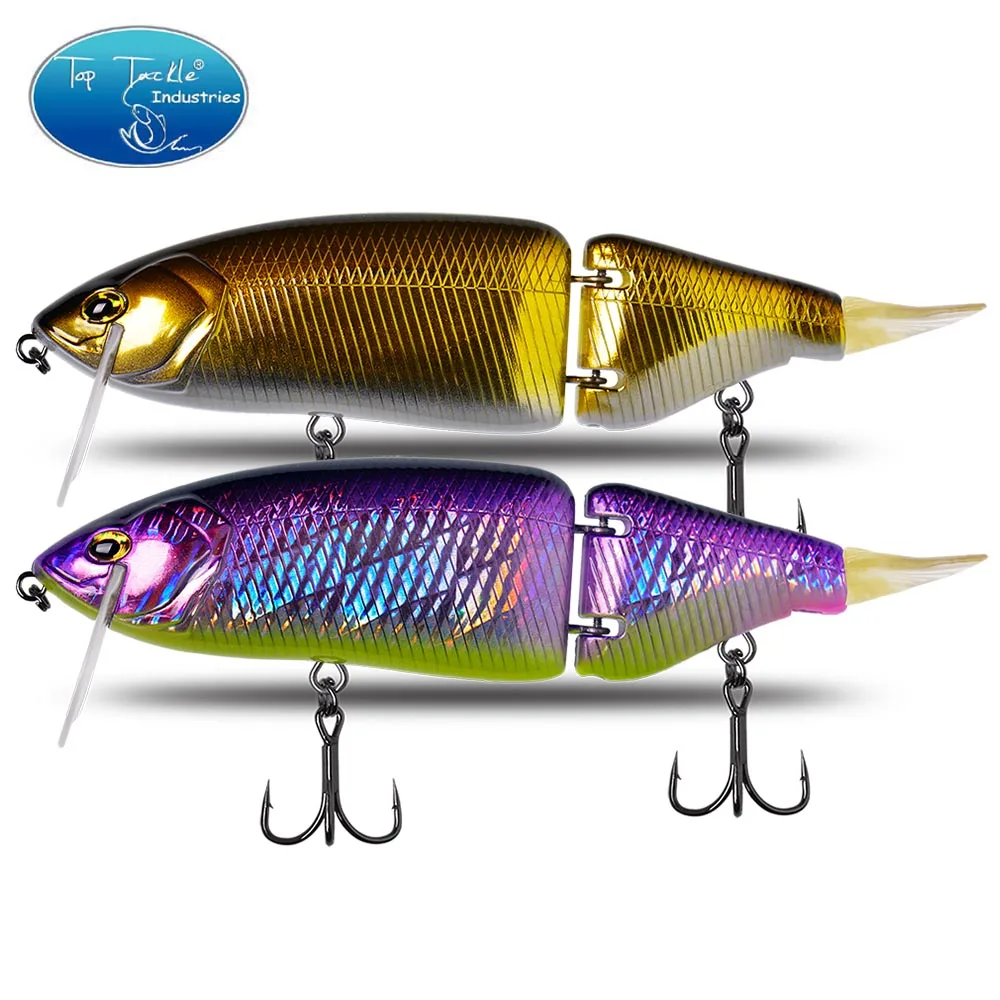 Señuelo duro flotante articulado para bass y lucio - imagen 5