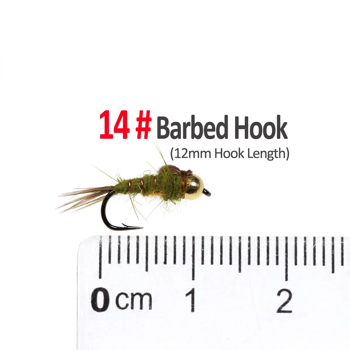 Bimoo Cabeza laton para ninfas - oreja liebre, moscas humedas - imagen 3