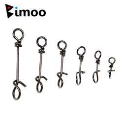Bimoo Clips de resorte de acero inoxidable para pesca en agua salada