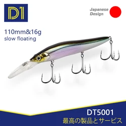 Wobbler Minnow D1 Flotante Lento – Agua Dulce y Salada