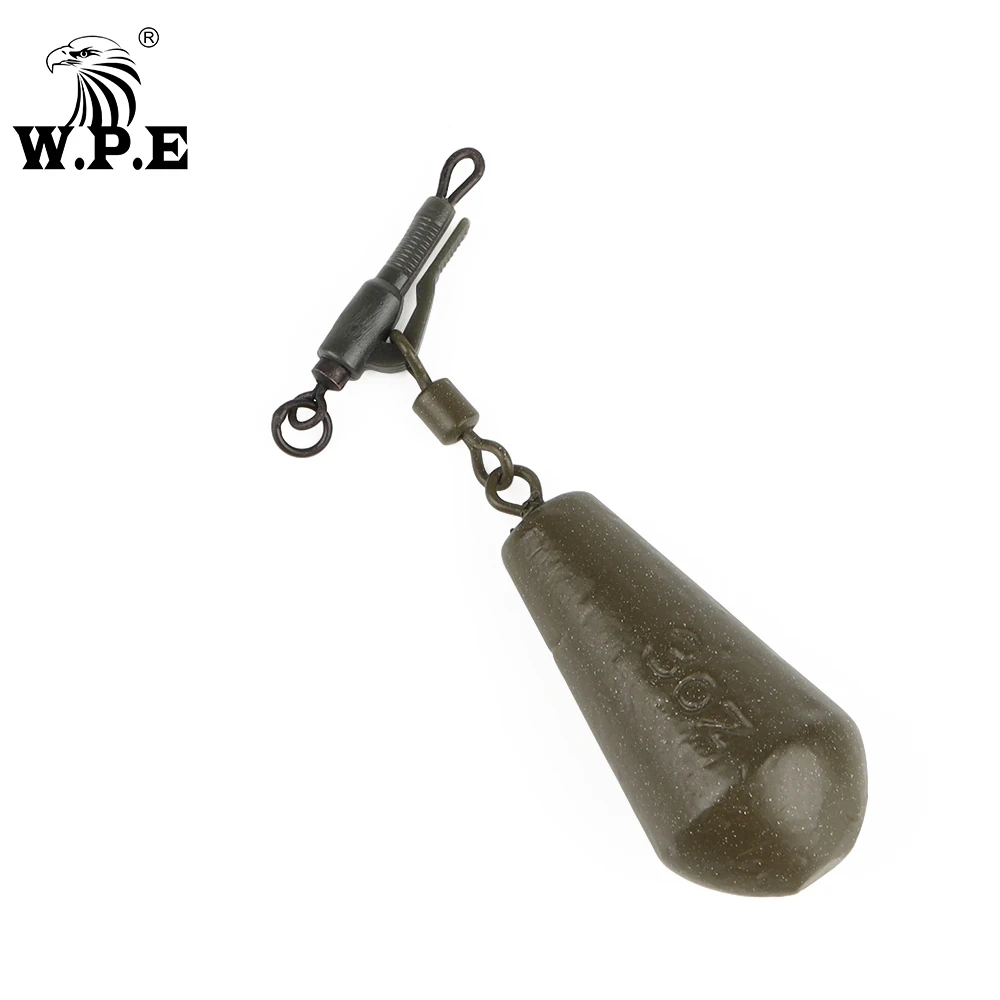 W.P.E Accesorios de carpa: clip, gancho de plomo hibrido