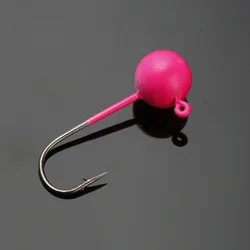 Anzuelos Jig Head ATUENO con cabeza redonda para vinilo y lubina