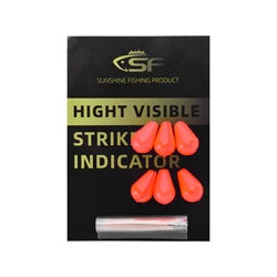 Indicadores de Picada SF Pesca con Mosca – Lágrima Fluorescente Roja