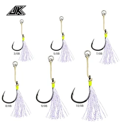 JK PAS-B Anzuelos de asistencia simple para jigging – Kit multitalle