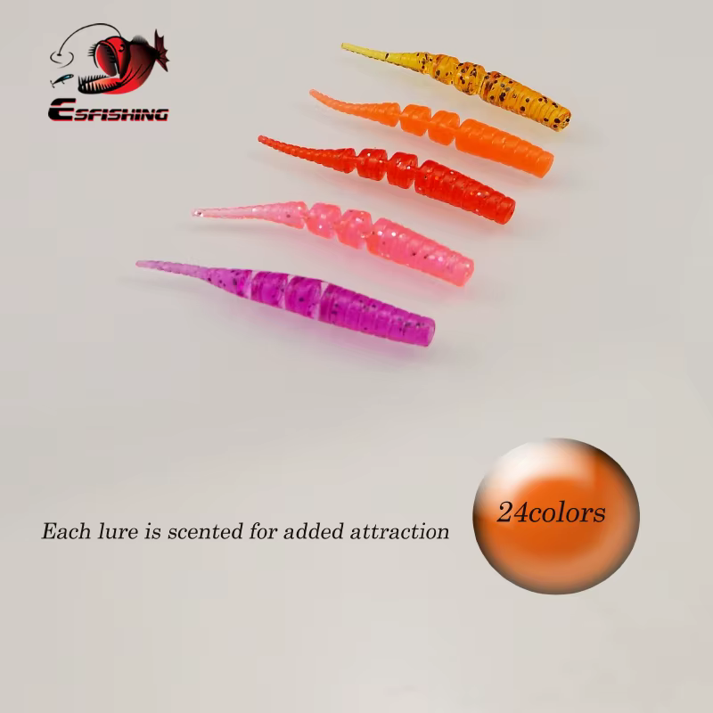 ESFISHING Polaris – Señuelo blando 42mm para pesca en hielo - imagen 4