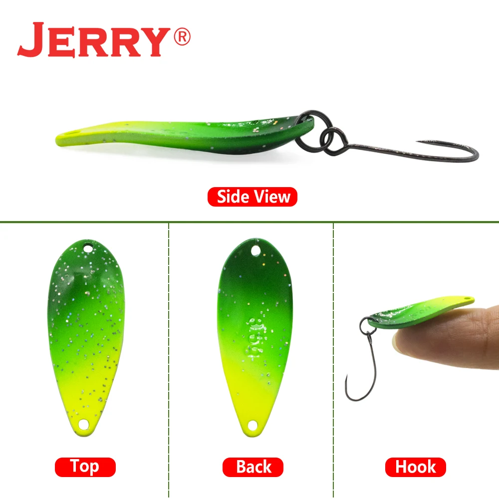 Jerry ShengYu señuelo cuchara micro UV trucha perca - imagen 2