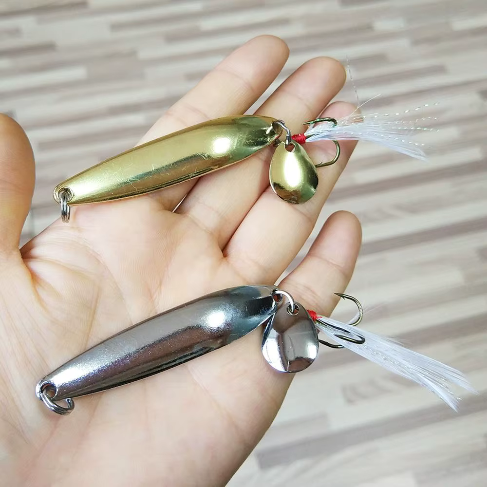 Cucharas Spinnerbait Metálicas para Pesca de Piscuán - imagen 5
