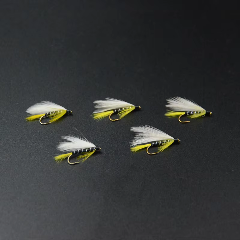 Contemporator Serpentinas Fantasma Negro Moscas para Trucha y Salmón - imagen 4