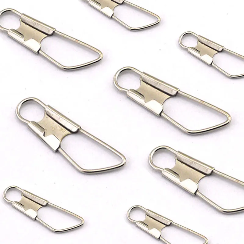 Broches de seguridad en acero alto carbono – Clip resistente para señuelos