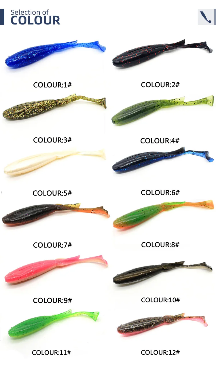 Colores del señuelo Chinook-señuelo de pesca suave