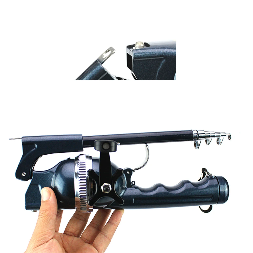 Caña telescópica plegable con carrete para spinning - imagen 5