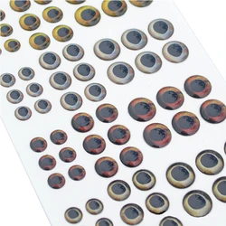 Señuelo de resina 4D con cráneo realista y ojos vivos
