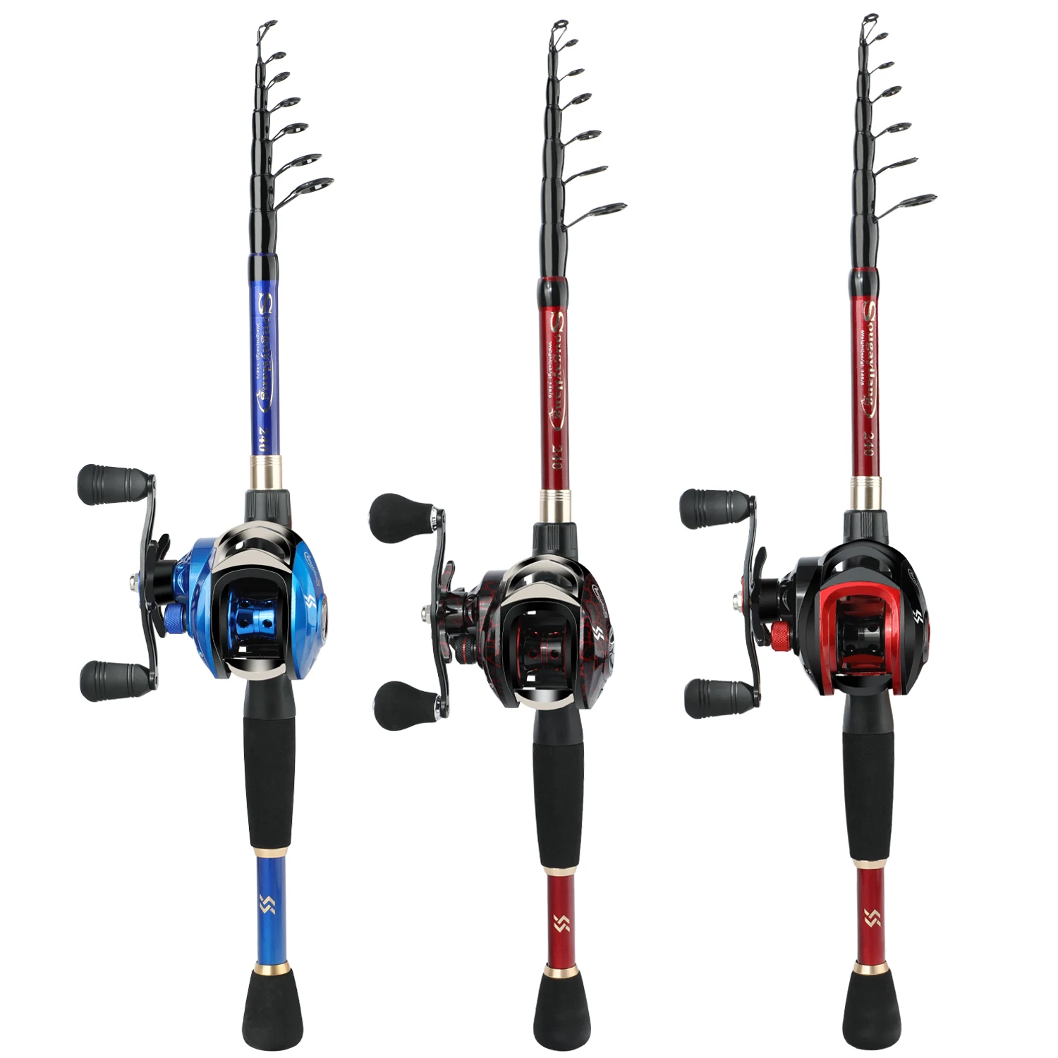 Carrete baitcaster ultraligero