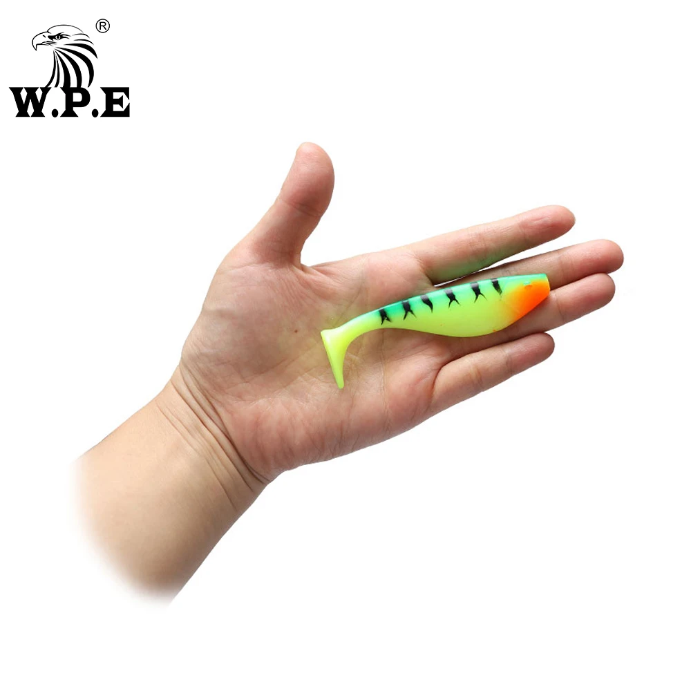 W.P.E Señuelo de Silicona Wobbler Jigging Suave Artificial Natación Cebo - imagen 3