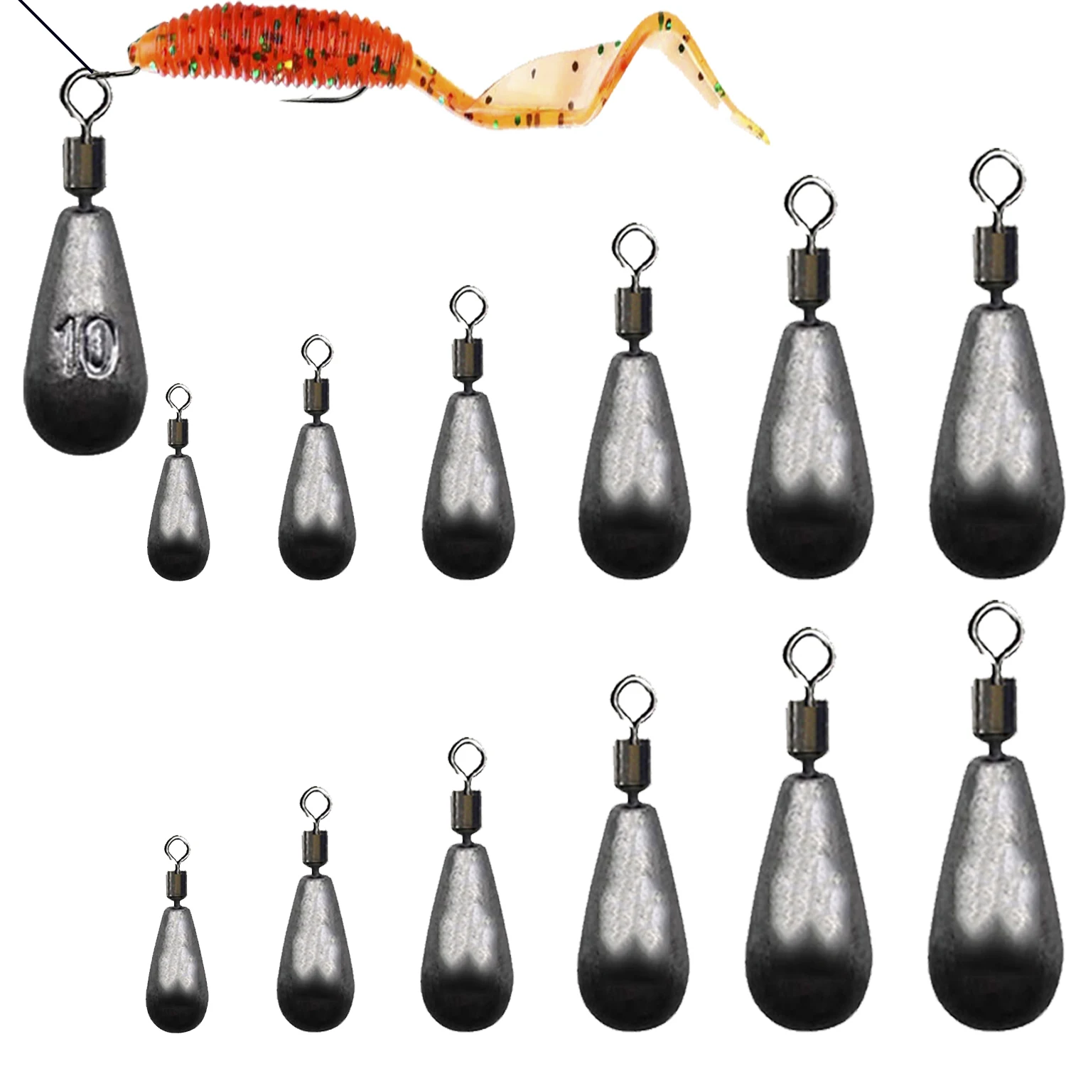 Pesas blandas de plomo para aparejos – Accesorios pesca