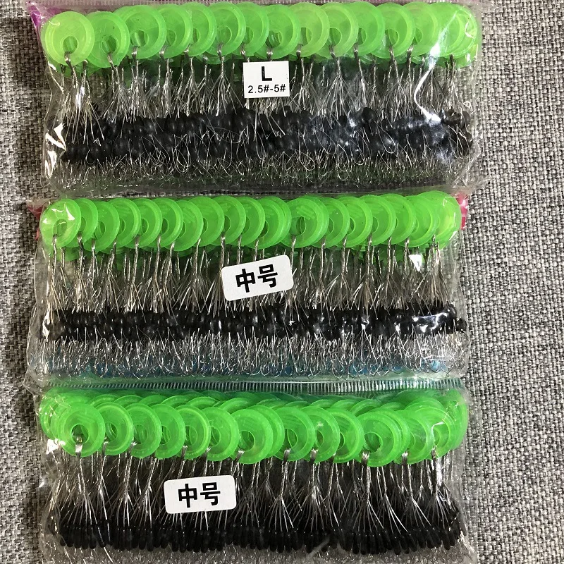 Bolas de goma para pesca con mosca, tapón ovalado y cebo giratorio - imagen 4