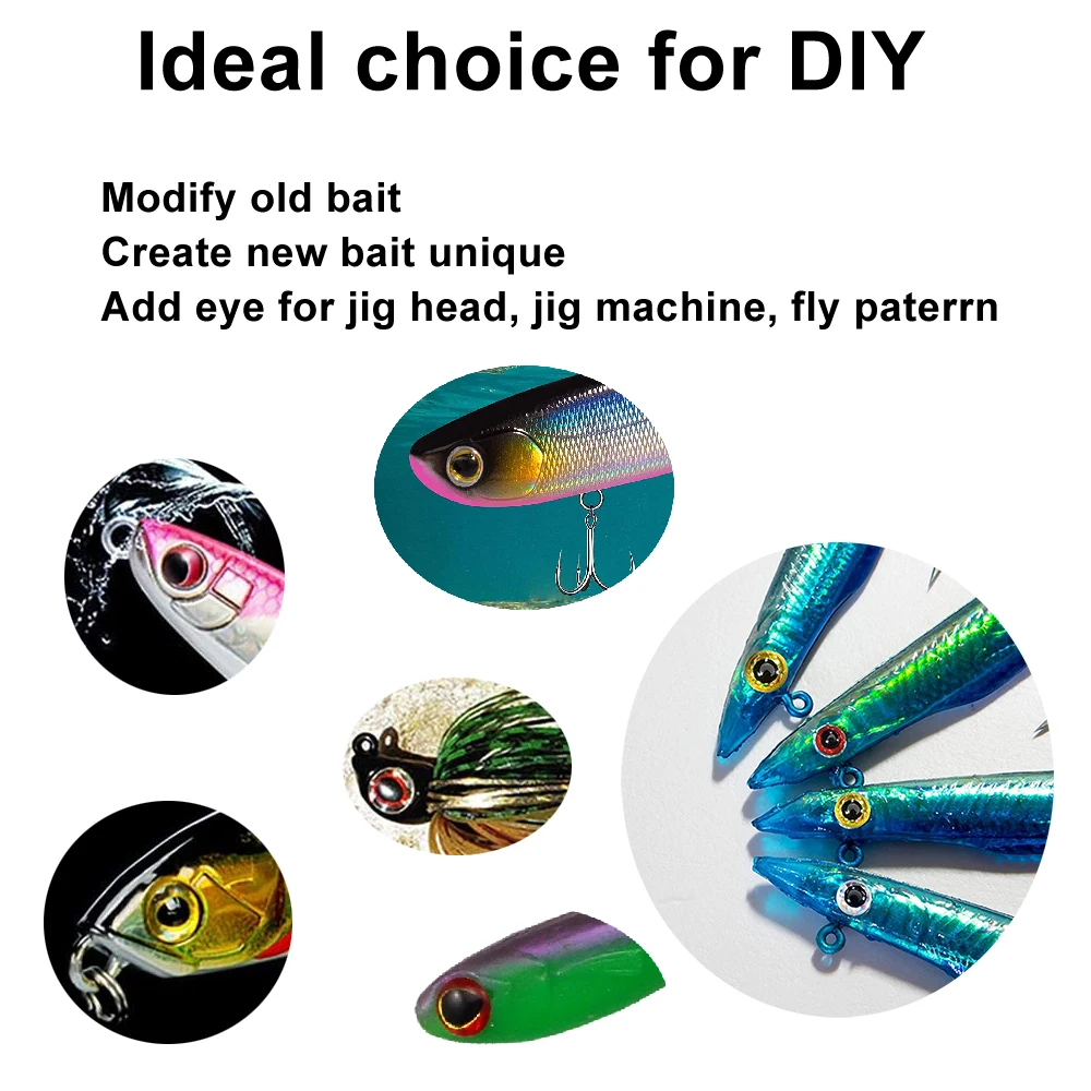 ESFISHING MIX Ojos de pesca 3-10mm para montar moscas y vinilos - imagen 5