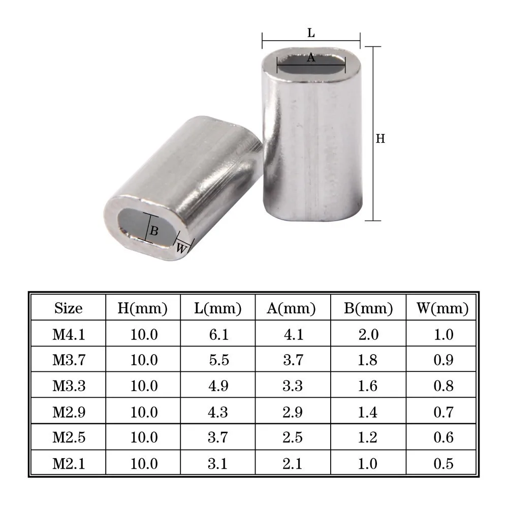 Manguitos de Aluminio para Pesca Hyaena – Funda de Prensado Profesional
