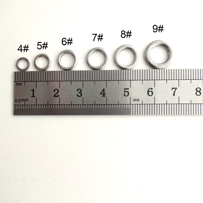 JK Anillos sólidos pesca acero inoxidable 304 – Kit aparejos - imagen 4