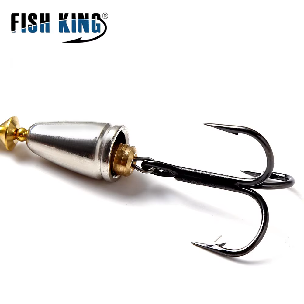 Fish King Cebo giratorio para lucio hoja cobre helicoidal - imagen 3