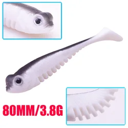 Señuelos Swimbaits para carpa – Silicona natural 80mm 4g