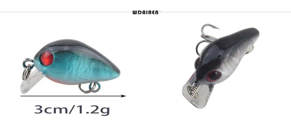 Acción tipo crankbait mini