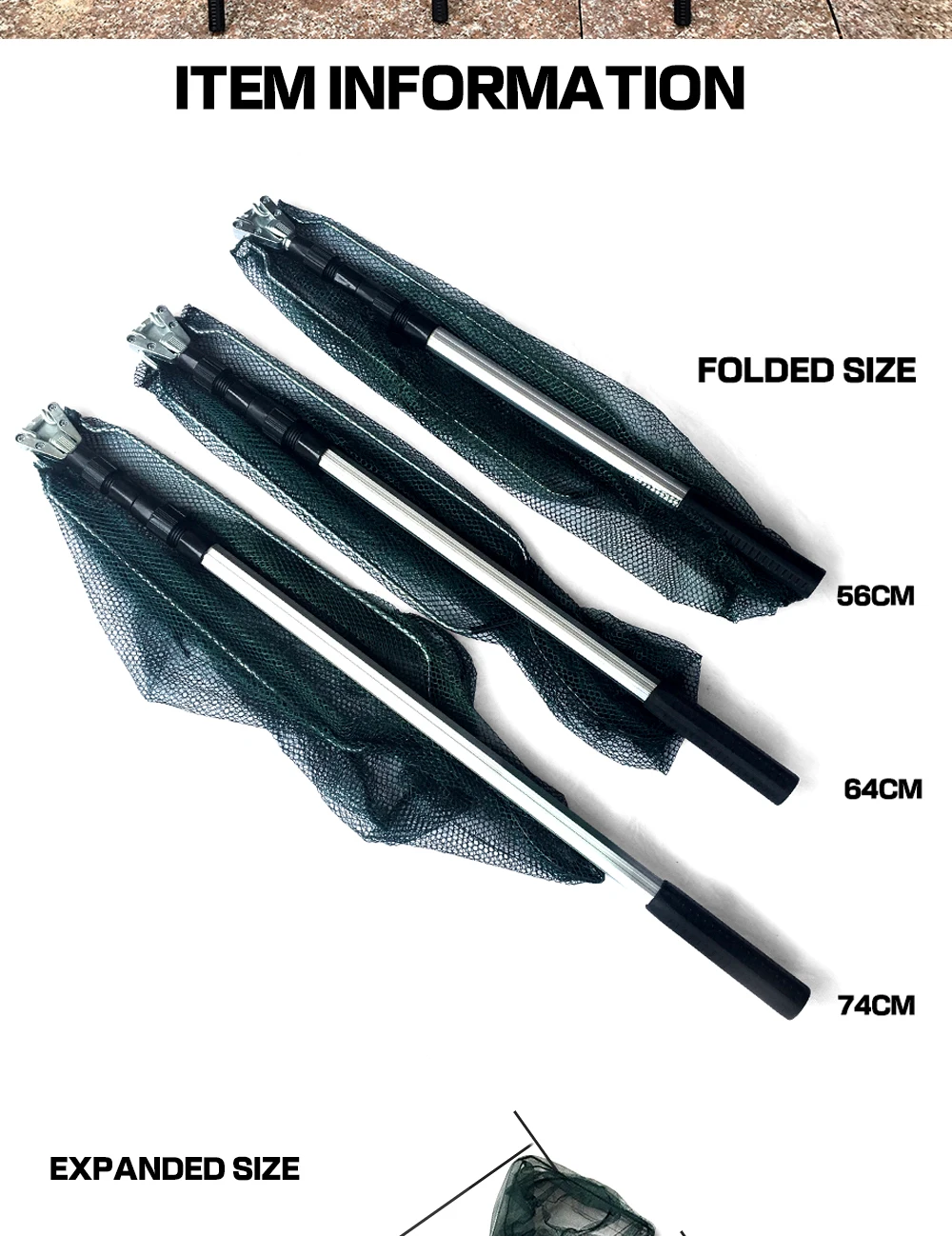 La malla triangular plegable se guarda en segundos