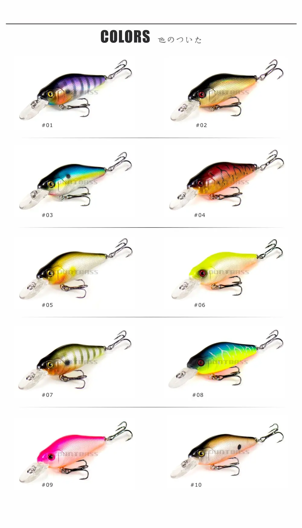 Countbass Crankbait vista superior