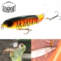 Señuelo superficie LEOSPORT Whopper Popper – Cola giratoria