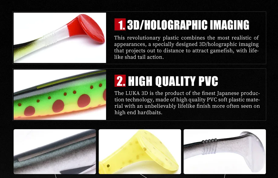 Detalle de la textura 3D del señuelo