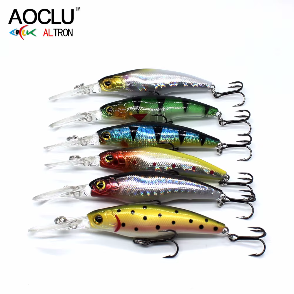 Sábalo Flotante Manivela Minnow 60mm 5,5g – Lubina - imagen 5