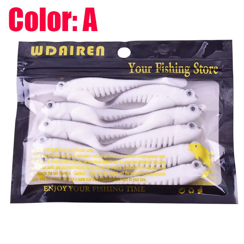 Señuelos Swimbaits para carpa – Silicona natural 80mm 4g - imagen 5
