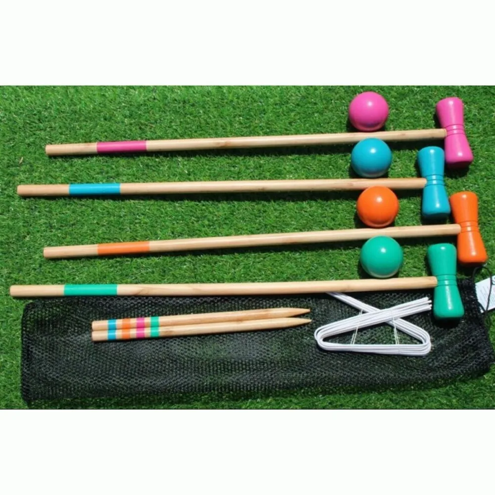 Sport Gate Ball Croquet – Juego al aire libre de 7 cm para varios jugadores