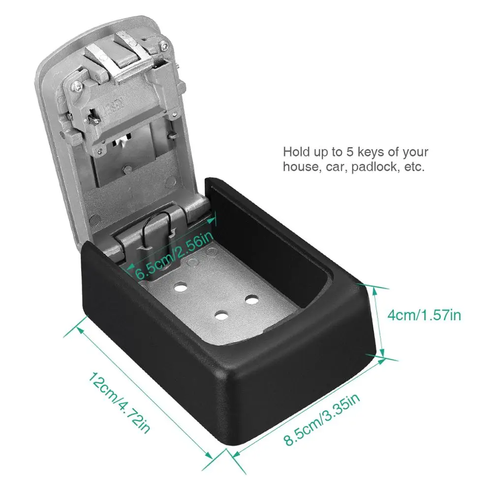 Caja de cerradura de llaves ORIA – Almacenamiento seguro de 4 dígitos - imagen 2