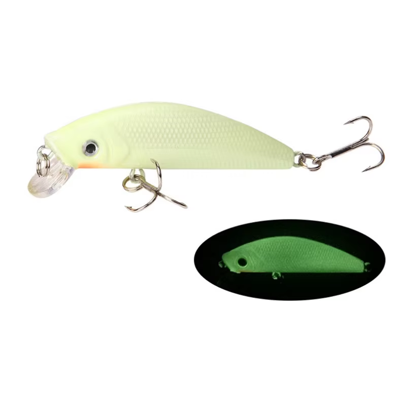 Señuelo luminoso nocturna para lucio y carpa – Crankbait con ganchos - imagen 5