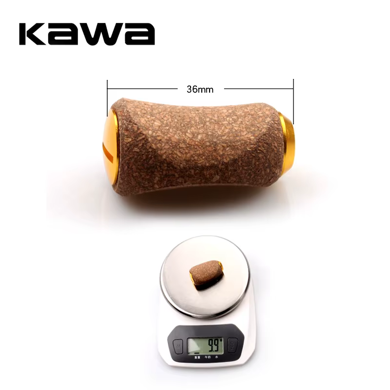 Kawa-Mango – Carrete de pesca con perilla madera suave goma - imagen 5