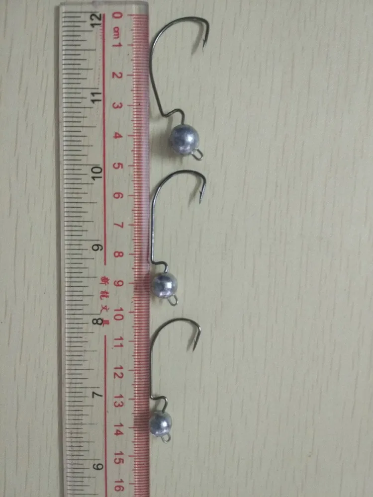Detalle de anzuelo para montaje de pesca